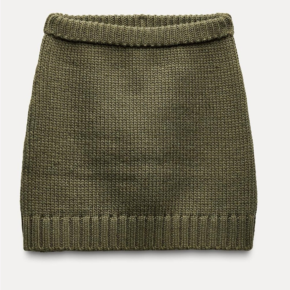 Zara Tan Mini Skirt
